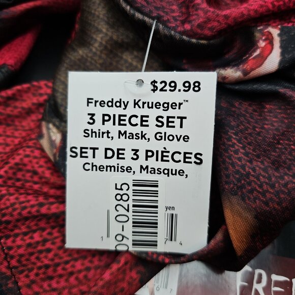 Nightmare on Elm Street Freddy Krueger Men Costume Cosplay Outfit , NWT - Picture 8 of 11